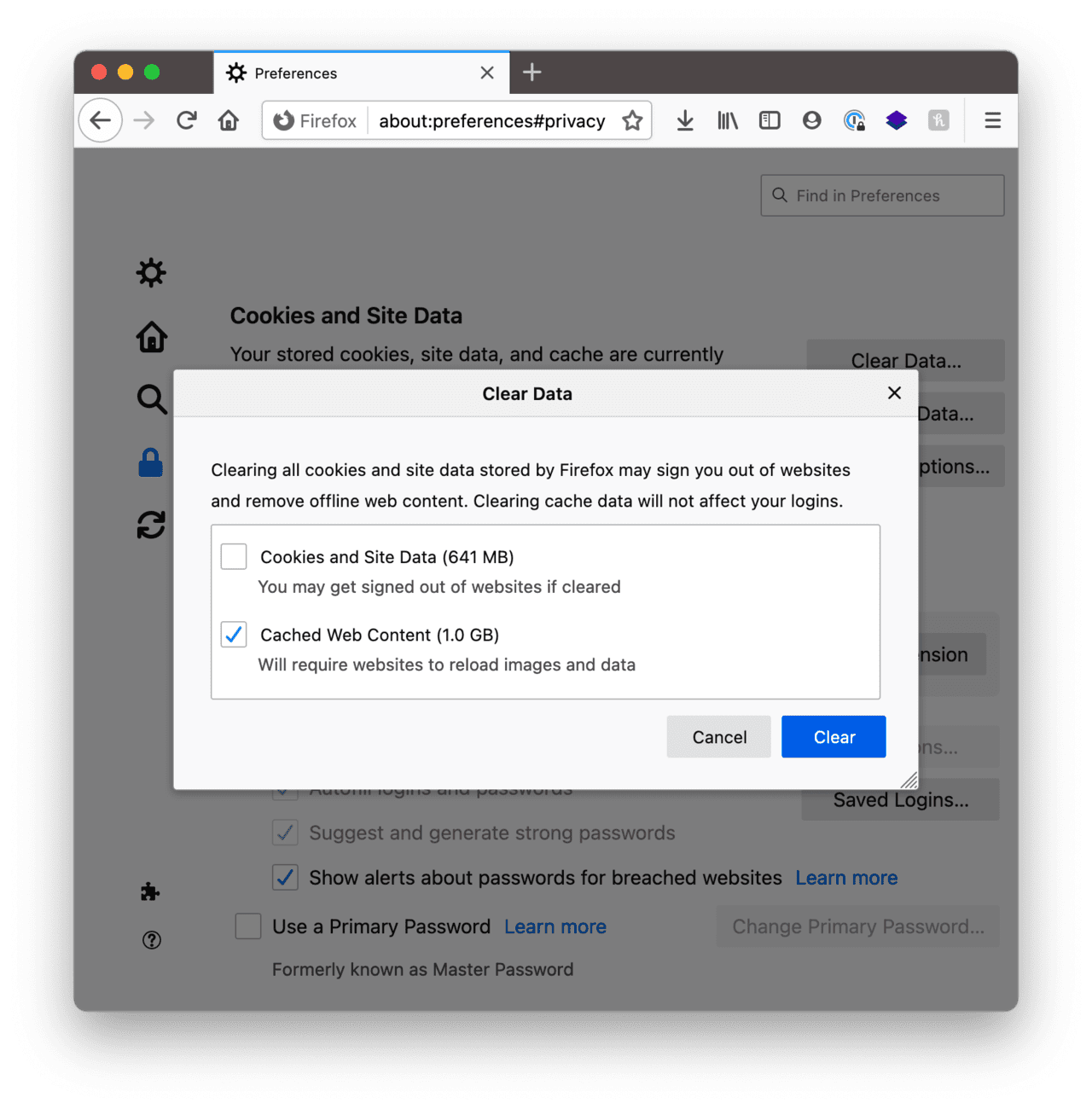 How to clear cache on MacBook, iMac or Mac mini?